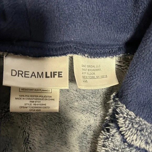 Star Patterned Kids Pajama Robe - Picture 2 of 5